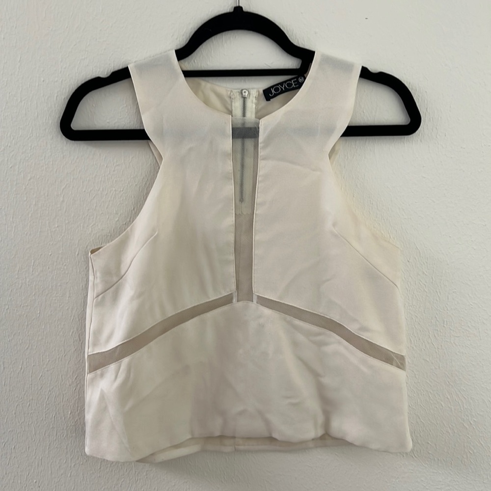 White Top with Mesh